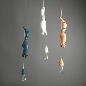 Hanglamp Orav Kuju Põhjamaade Vaik loomade Ripats LED Sise-decor Rippus Lamp Söögituba, elutuba Lapsed Tuba
