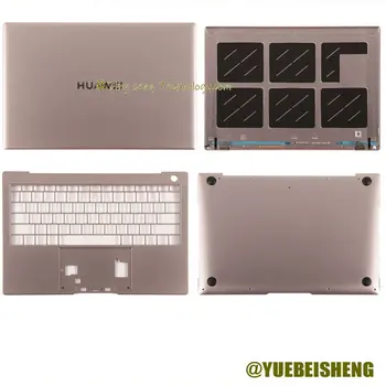 YUEBEISHENG Uus/org Eest Huawei Matebook X Pro MACHD-WFE9 LCD Back Cover /Palmrest Ülemine kate /põhi puhul 2021Year,Roosa
