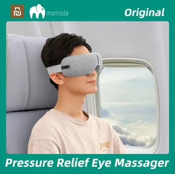 Momoda Electric Eye Massager Kaasaskantav Smart Õhu Rõhk 40℃ Termostaadiga Leevendavad Silmade Väsimust koos Bluetooth Muusika