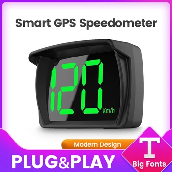 2023 Uue Head-Up Display GPS HUD Y03 Digitaalne Spidomeeter Plug and Play Kõikidele Autodele Suur Font KMH MPH Auto Tarvikud